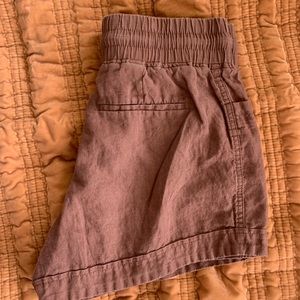 athleta cabo linen 4” shorts
